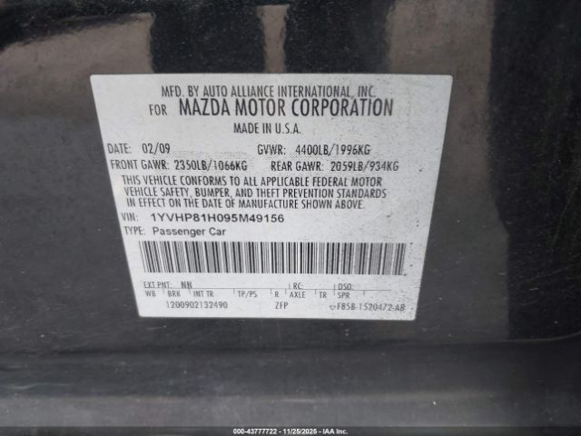 Mazda Mazda6 I Sport Image 8