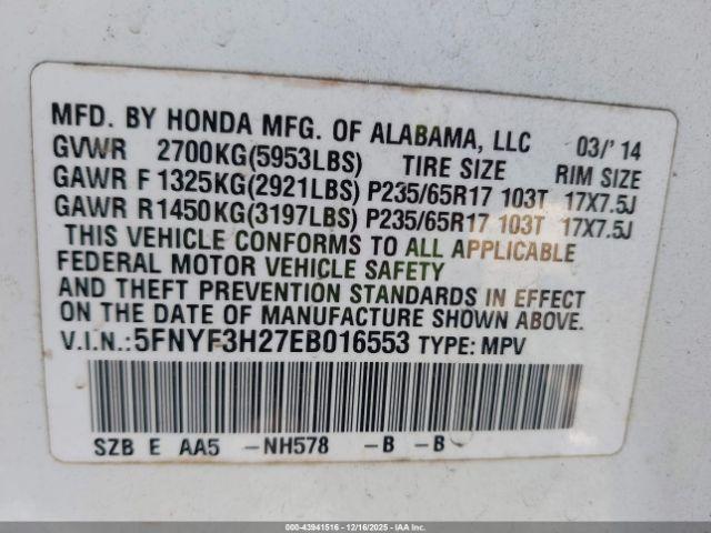 Honda Pilot Lx Image 11