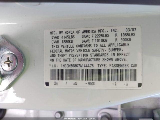 Honda Accord 2.4 Ex Image 16