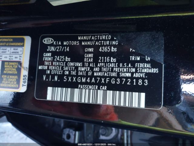 Kia Optima Lx Image 7