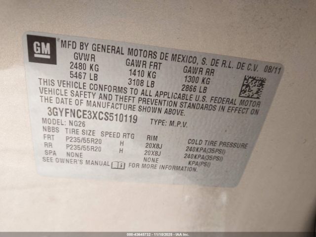 Cadillac SRX Premium Collection Image 10